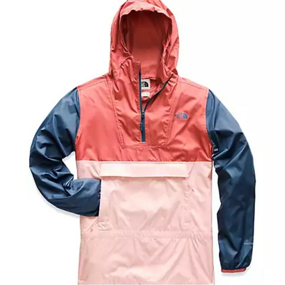 The North Face Fanorak 2.0 Jacket Anorak Women's Small Pink Orange Blue Peach